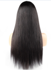 Front Lace Human Wig 4x4 - 22" Straight Natural Black