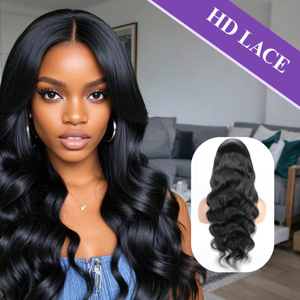 YESI Wig HD Lace Wig 13x4 Lace Body Wave Wig