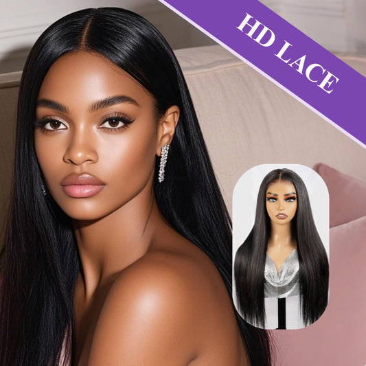 YESI Wig HD Lace Wig 5x5 Lace Straight Wig