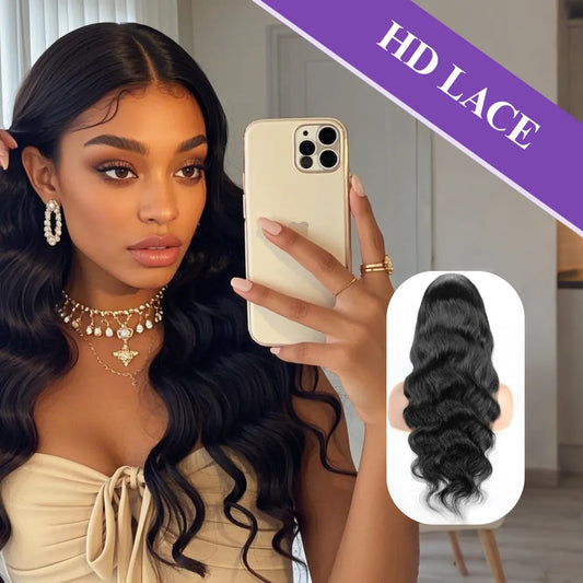 YESI Wig HD Lace Wig 5x5 Lace Body Wave Wig