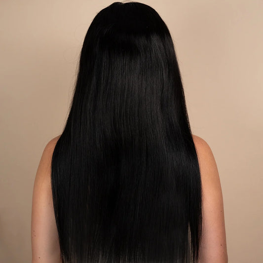 Front Lace Human Wig 4x4 - 22" Straight Natural Black