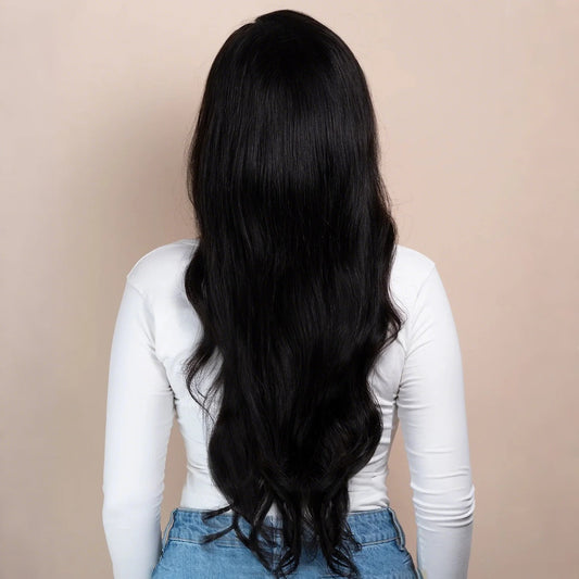 Front Lace Human Wig 4x4 - 26" Body Wave Natural Black