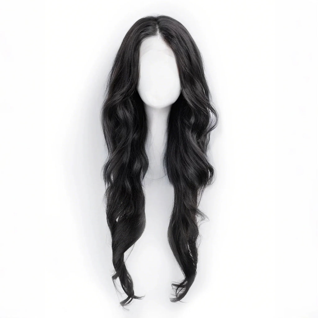 Front Lace Human Wig 4x4 - 26" Body Wave Natural Black